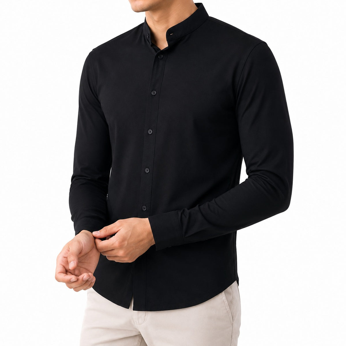 Men's Textured Camp Collar Shirt & Shorts Set – Grey Resort Style